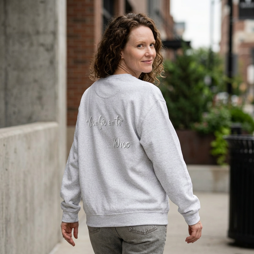Sudadera de mujer "Confio en ti"