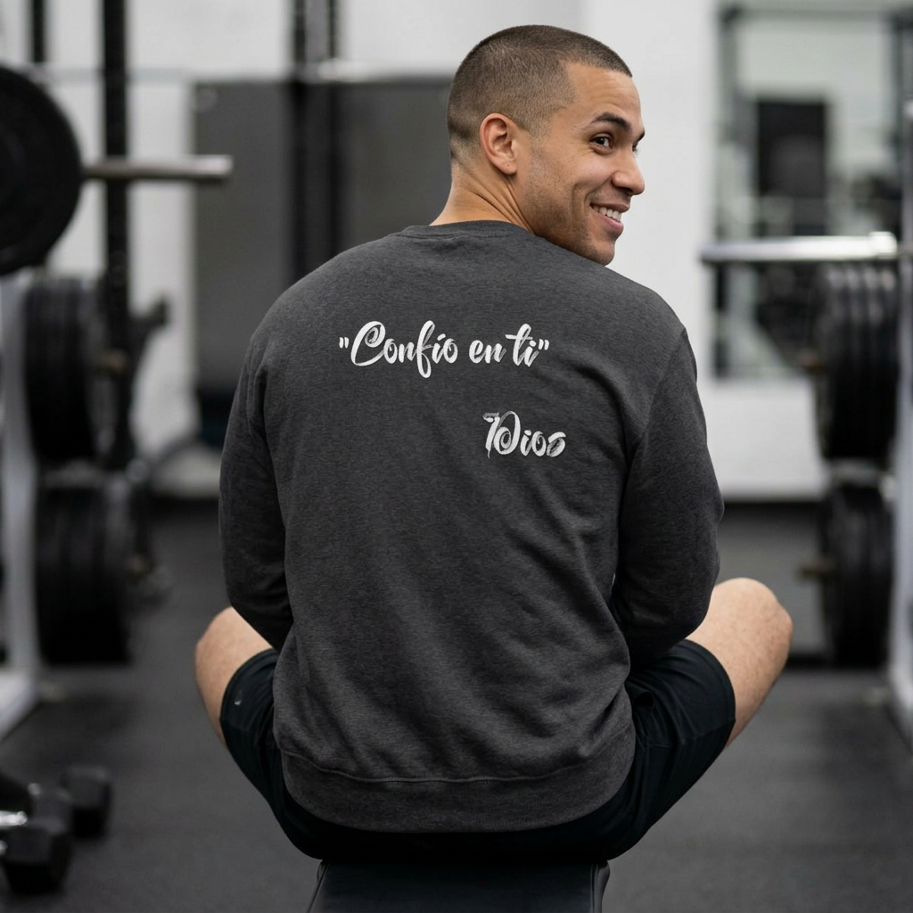 Sudadera para Hombre "Confío en ti" 
