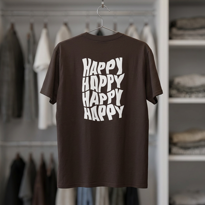 Camiseta Happy Vibes para hombre: un regalo divertido e informal para verano, cumpleaños y celebraciones.