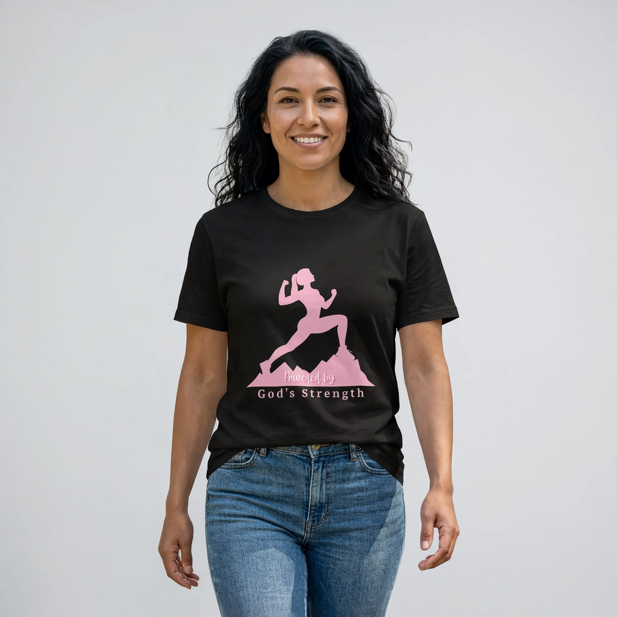 Camiseta de empoderamiento: fuerza, entrenamiento, regalo inspirador, fitness femenino, frases motivacionales