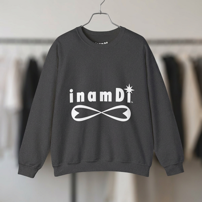 "inamDi" Men's Comfortable Crewneck Sweatshirt with Classic Logo