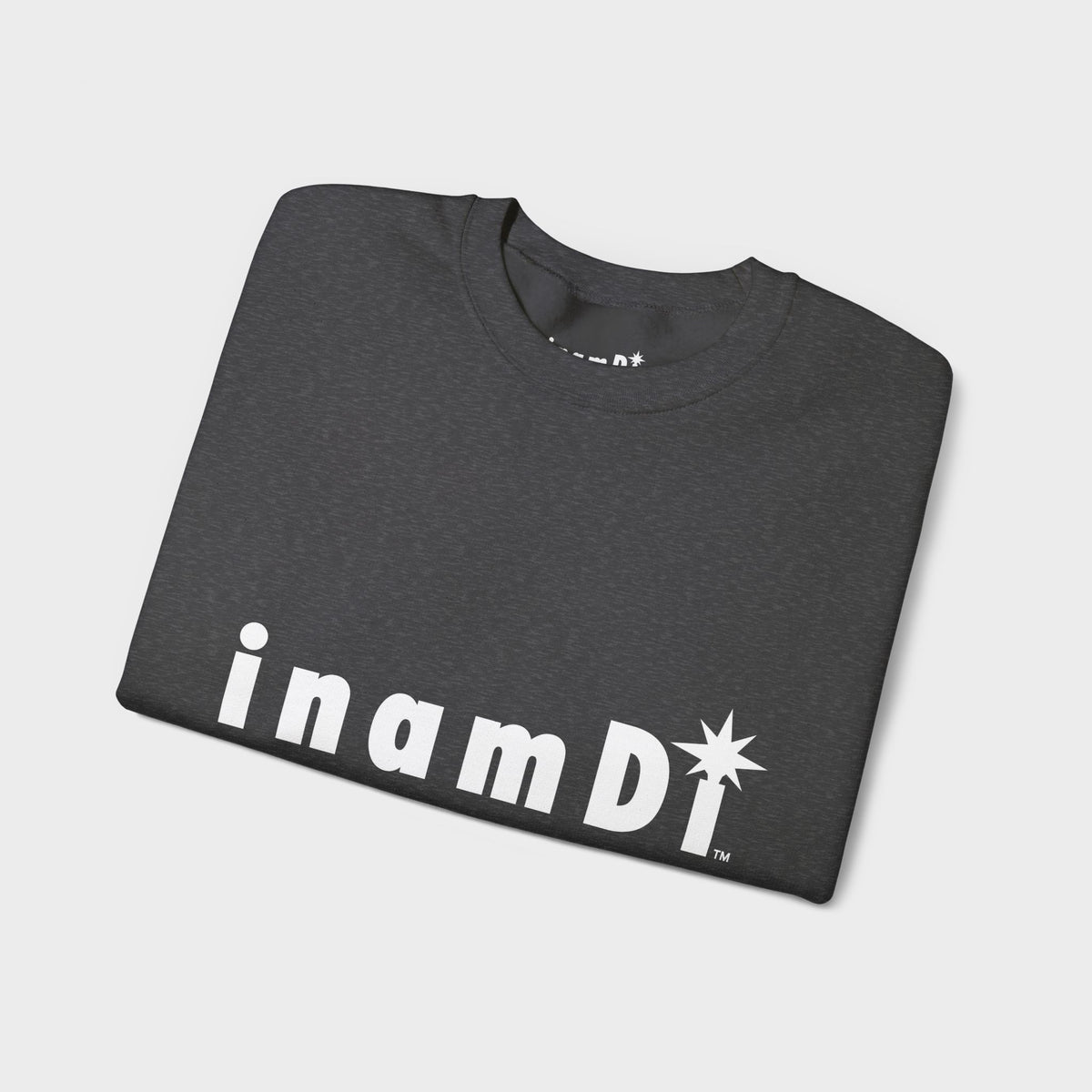 "inamDi" Men's Comfortable Crewneck Sweatshirt with Classic Logo