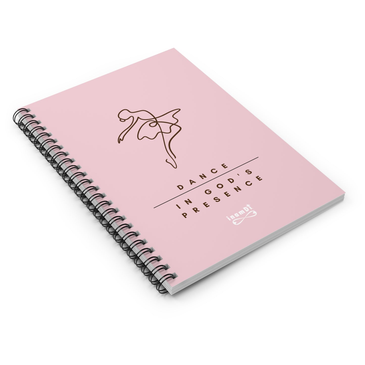 Elegant Dance Notebook, Inspirational Journal, Faithful Spiral Notebook, Gift for Dancers, Creative Writing Supplies