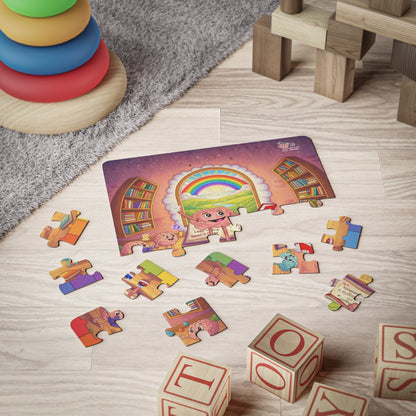 Rompecabezas para niños — Happy Brain Library | Rompecabezas educativo de 30 piezas