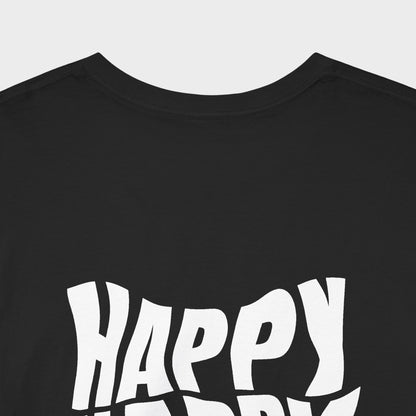 Camiseta Happy Vibes para hombre: un regalo divertido e informal para verano, cumpleaños y celebraciones.