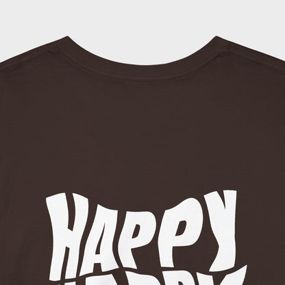 Camiseta Happy Vibes para hombre: un regalo divertido e informal para verano, cumpleaños y celebraciones.