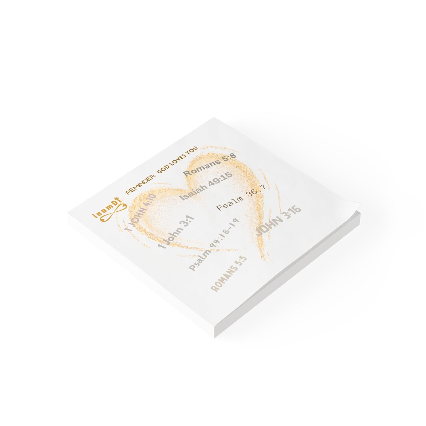Post-it® Note Pads - Reminder: God loves you