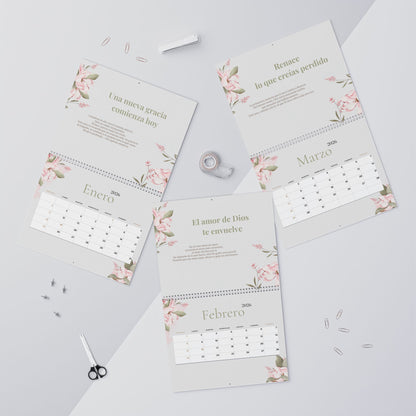 2026 Spanish Faith Wall Calendar – Inspirational Wall Calendar