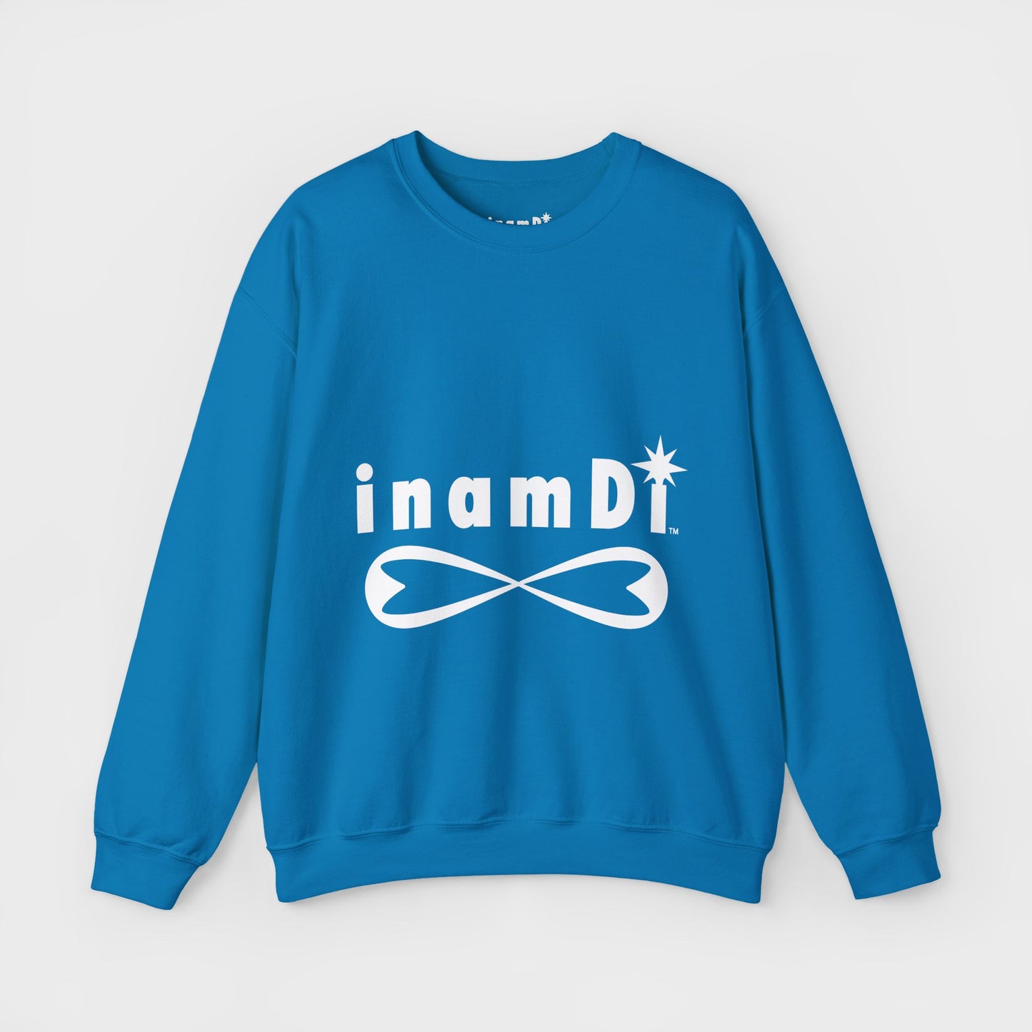 "inamDi" Women's Comfortable Crewneck Sweatshirt with Classic Logo