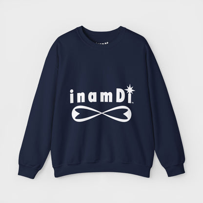 "inamDi" Men's Comfortable Crewneck Sweatshirt with Classic Logo