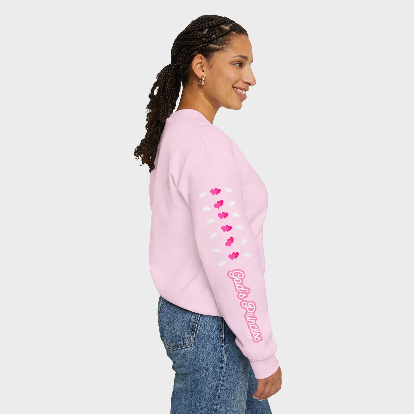God's Princess Hearts and Crowns Sweatshirt