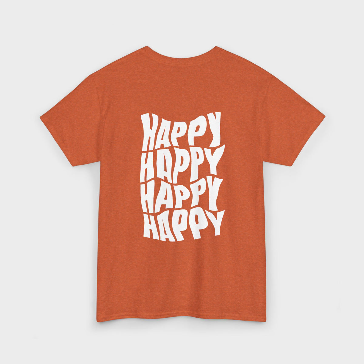 Camiseta "Happy Vibes" para mujer: Diversión informal para regalos, festivales y cumpleaños