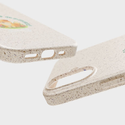 Funda biodegradable para teléfono - "Disfruta el momento" - Ecológica, regalo para amantes de los perros, accesorio adorable para mascotas, estilo de vida sostenible, diseño único