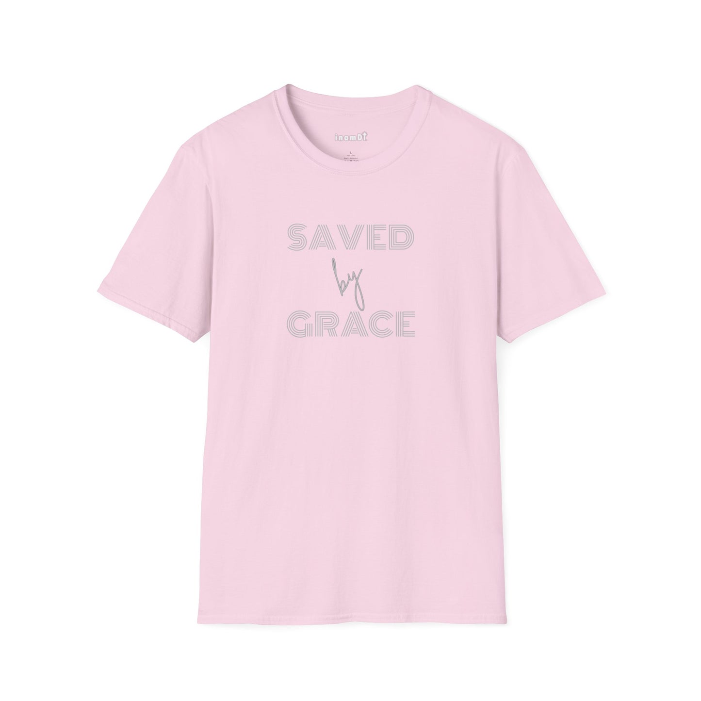 “Saved by Grace” Women’s Softstyle T-Shirt – Inspirational Christian Tee | Faith-Based Apparel for Everyday Wear or Gift