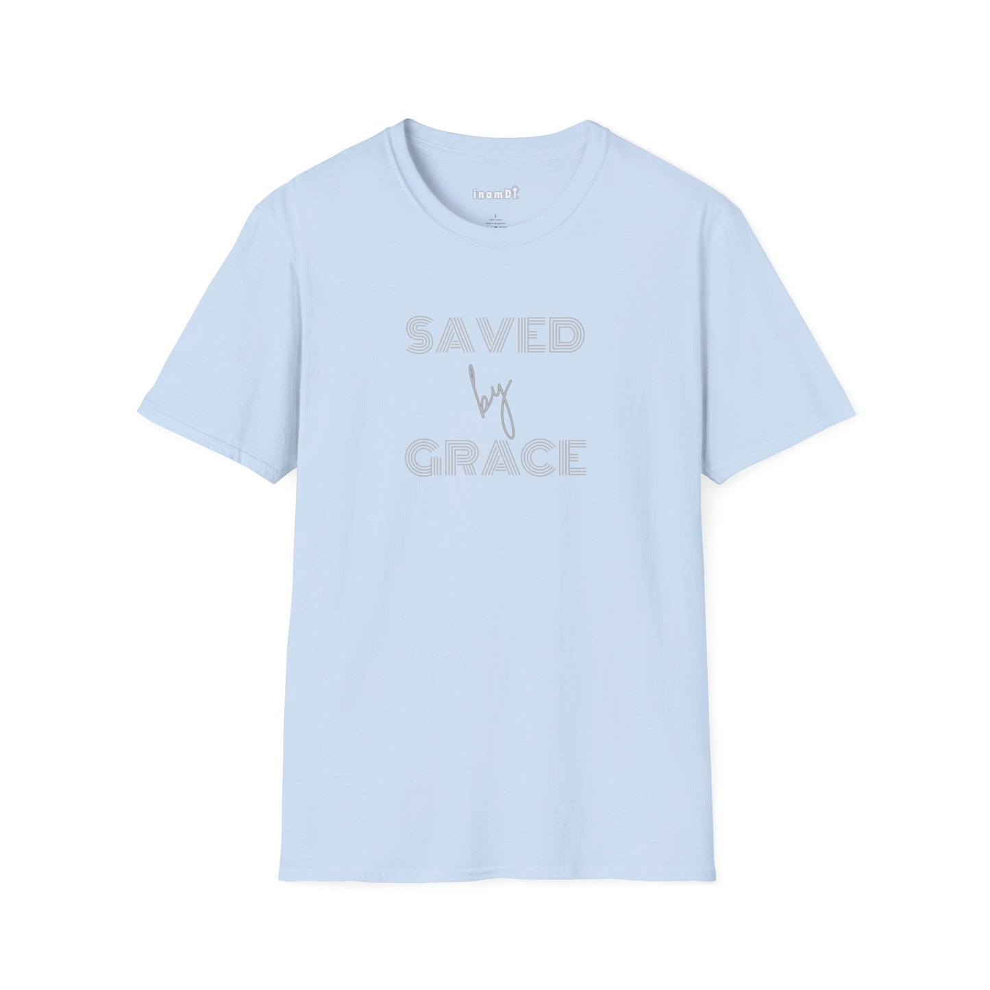 “Saved by Grace” Women’s Softstyle T-Shirt – Inspirational Christian Tee | Faith-Based Apparel for Everyday Wear or Gift