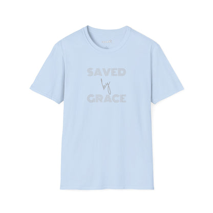 “Saved by Grace” Women’s Softstyle T-Shirt – Inspirational Christian Tee | Faith-Based Apparel for Everyday Wear or Gift