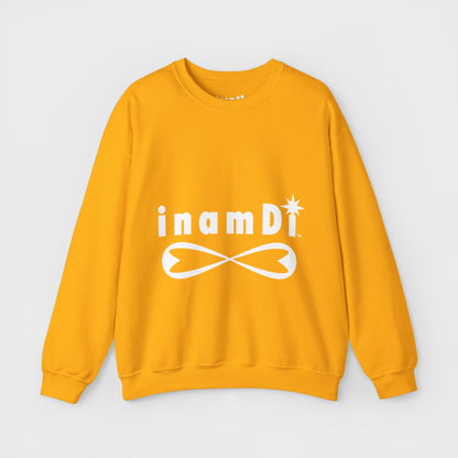"inamDi" Women's Comfortable Crewneck Sweatshirt with Classic Logo