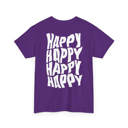 Copy of Happy Vibes T-Shirt for Women – Casual Fun for Gifts, Festivals, and Birthdays