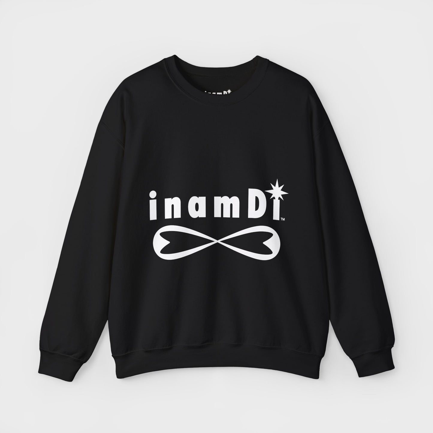 "inamDi" Men's Comfortable Crewneck Sweatshirt with Classic Logo