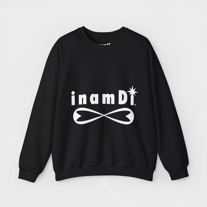 "inamDi" Men's Comfortable Crewneck Sweatshirt with Classic Logo