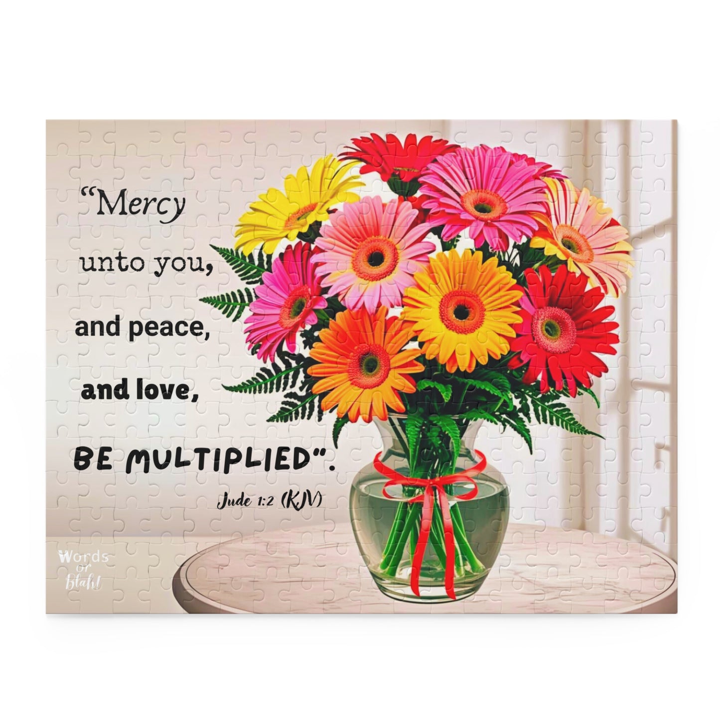 “Be Multiplied” Puzzle - Inspirational Floral Jigsaw - 120, 252, 500 Pieces