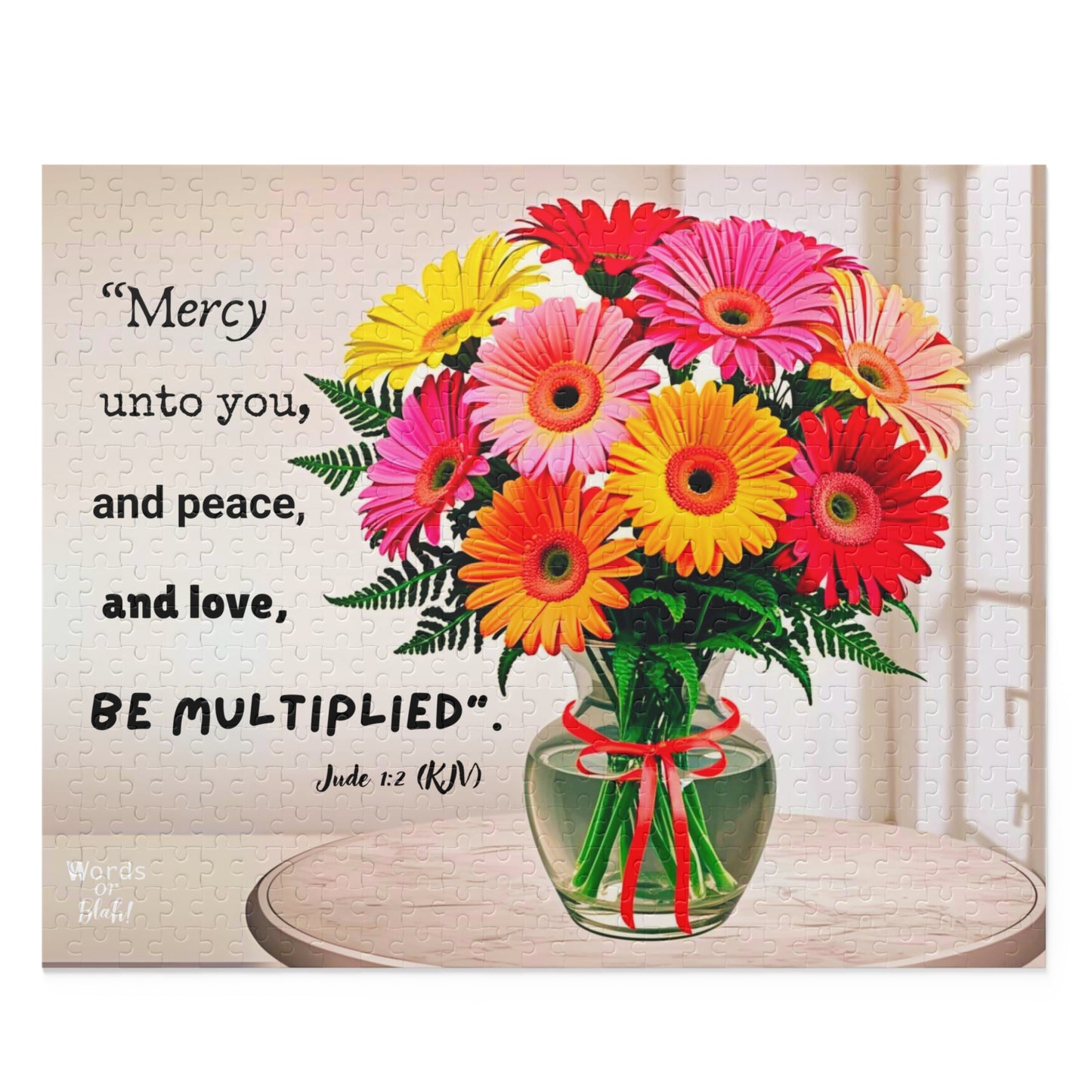 “Be Multiplied” Puzzle - Inspirational Floral Jigsaw - 120, 252, 500 Pieces