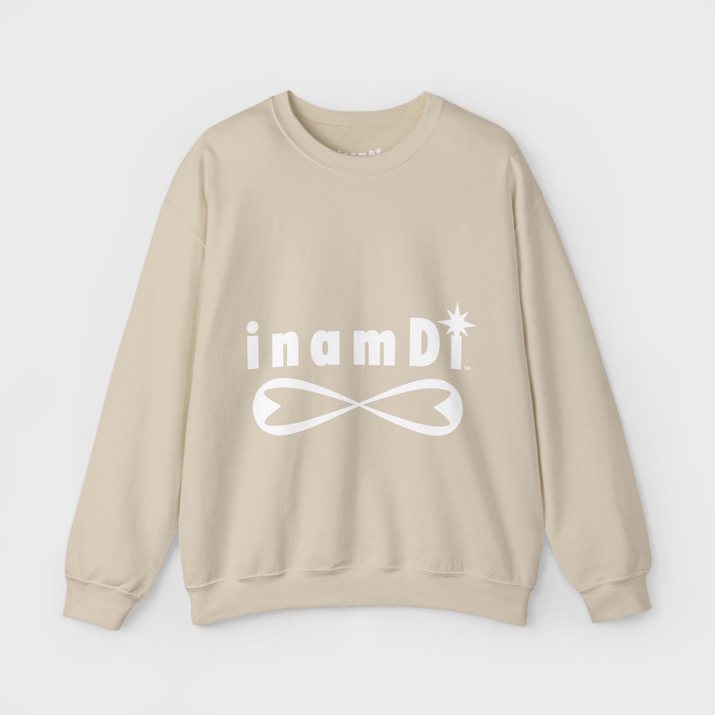 "inamDi" Women's Comfortable Crewneck Sweatshirt with Classic Logo