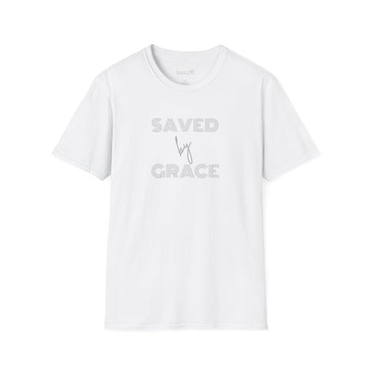 “Saved by Grace” Women’s Softstyle T-Shirt – Inspirational Christian Tee | Faith-Based Apparel for Everyday Wear or Gift