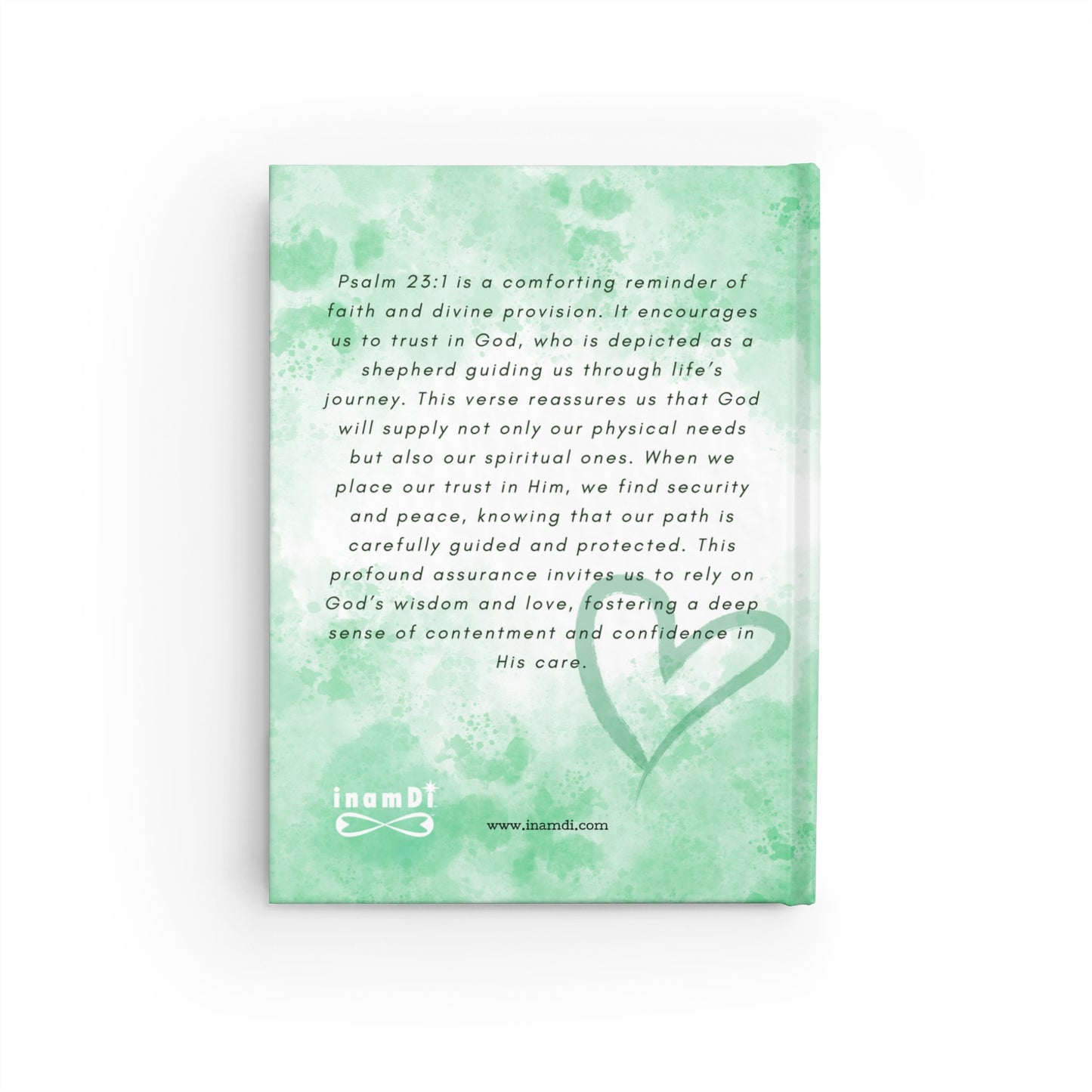 Faith-Inspired Journal | Spiritual Writing, Inspirational Gift, Self-Discovery, Psalm 23