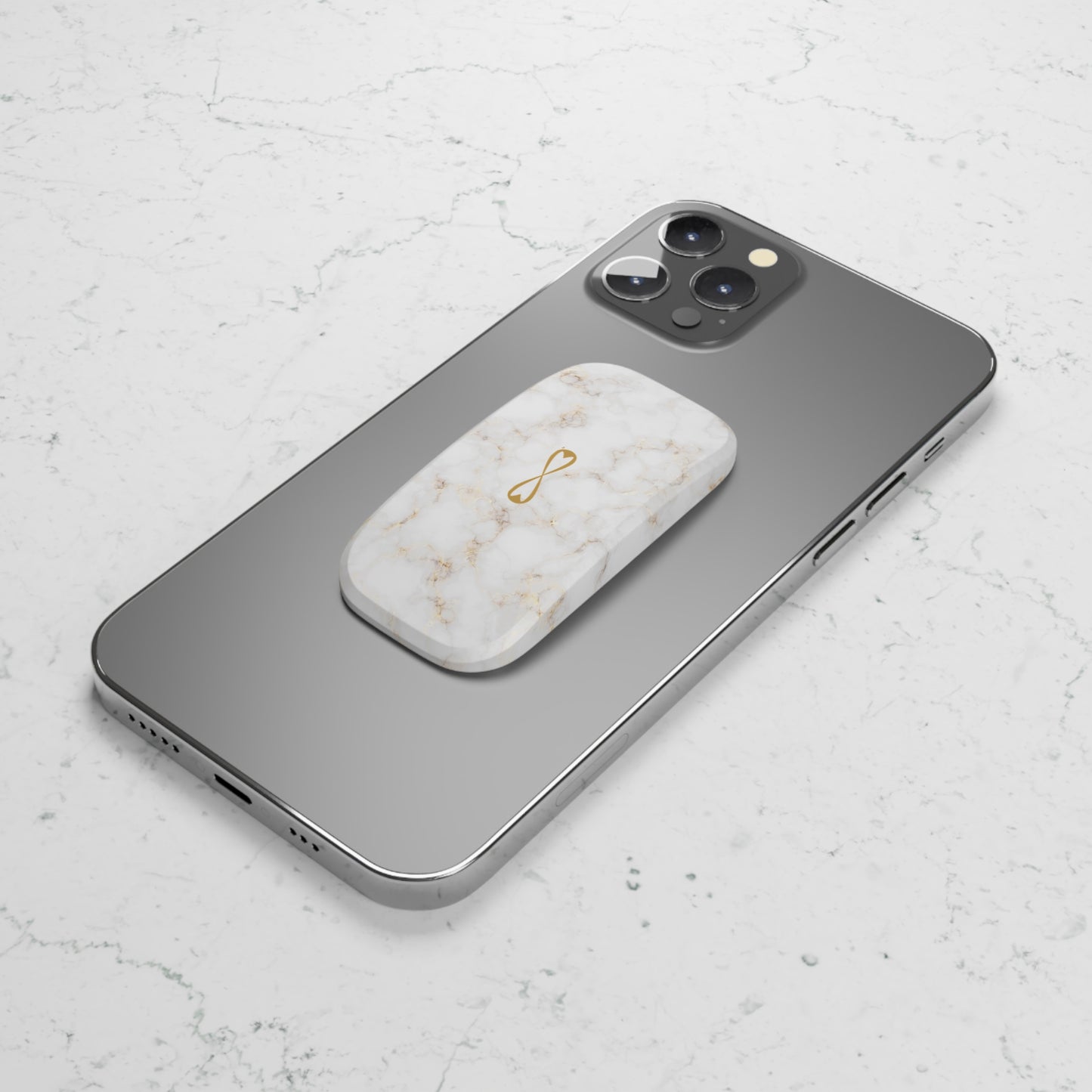 Elegant Marble Phone Grip, Phone Stand, Stylish Phone Accessory, Gift for Her, Tech Gift, Marble Grip for iPhone, Cell Phone Holder