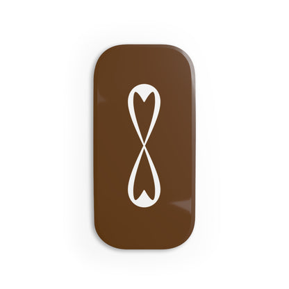 Infinity Love Phone Grip, Phone Stand with Heart Design, Cute Mobile Accessory, Gift for Her, Modern Phone Grip