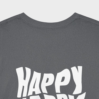 Camiseta Happy Vibes para hombre: un regalo divertido e informal para verano, cumpleaños y celebraciones.
