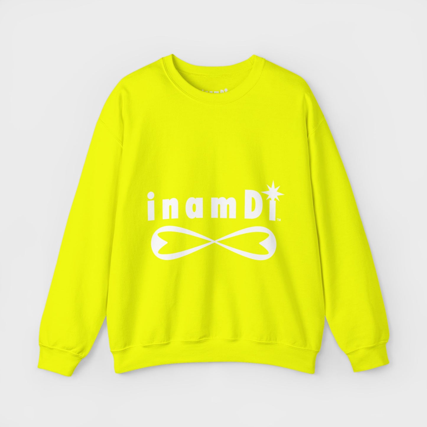 "inamDi" Women's Comfortable Crewneck Sweatshirt with Classic Logo