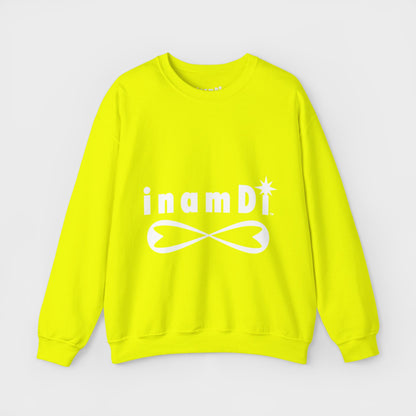 "inamDi" Women's Comfortable Crewneck Sweatshirt with Classic Logo