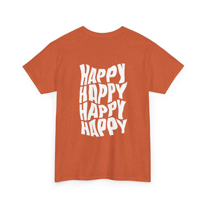 Happy Vibes T-Shirt for Women – Casual Fun for Gifts, Festivals, and Birthdays