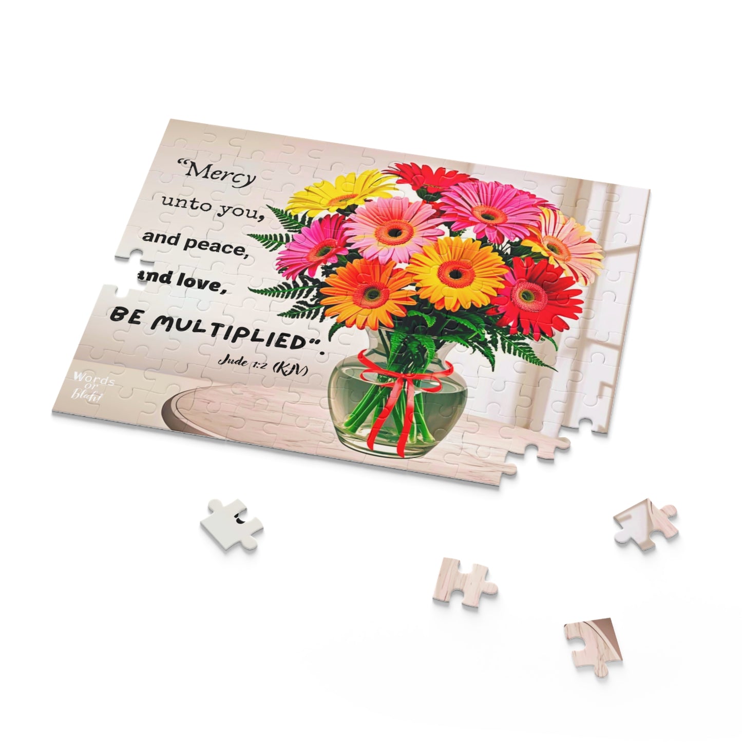 “Be Multiplied” Puzzle - Inspirational Floral Jigsaw - 120, 252, 500 Pieces