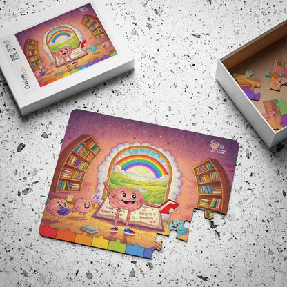 Rompecabezas para niños — Happy Brain Library | Rompecabezas educativo de 30 piezas