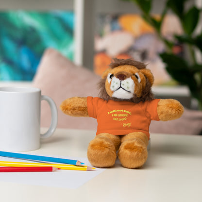 Plush Lion Toy "I will not fear, I am strong and brave!"