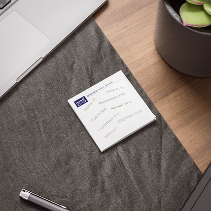 Post-it® Note Pads - Reminder: God is with you