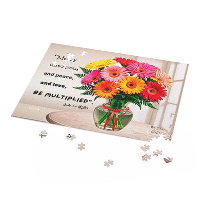 “Be Multiplied” Puzzle - Inspirational Floral Jigsaw - 120, 252, 500 Pieces