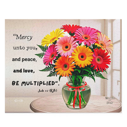 “Be Multiplied” Puzzle - Inspirational Floral Jigsaw - 120, 252, 500 Pieces
