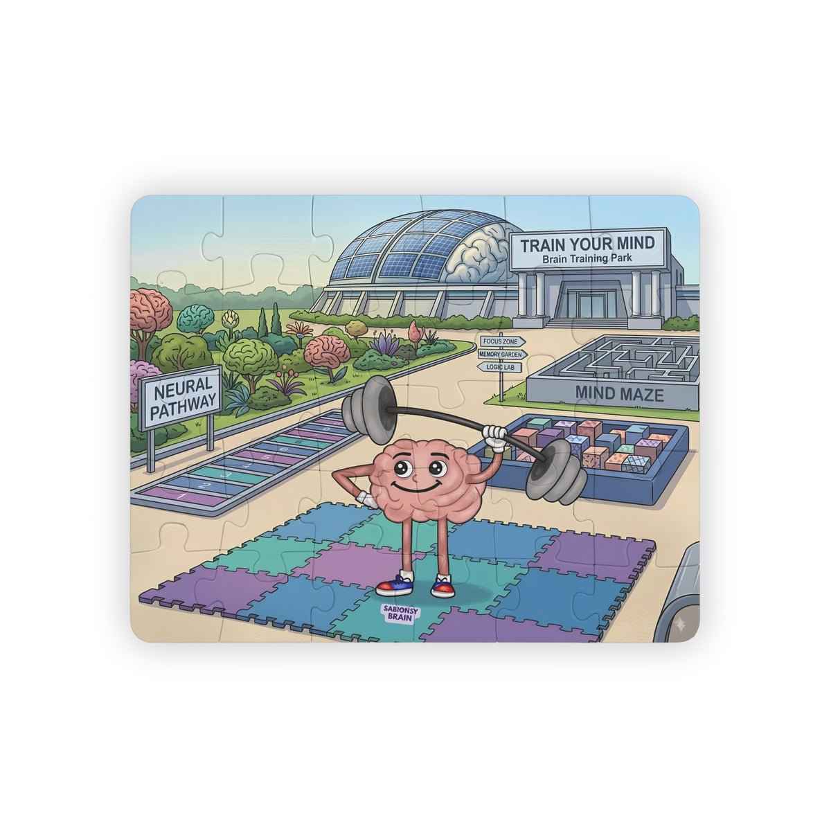 Kids Jigsaw Puzzle — Train Your Mind | 30-Piece Brain Training Puzzle for Kids